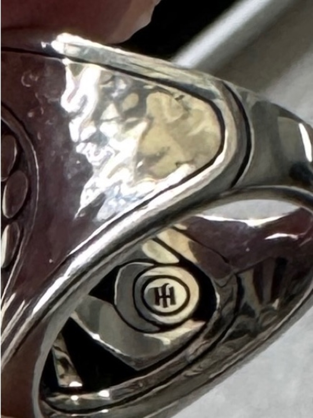 LIKE NEW - JOHN HARDY DOT STATEMENT RING, STERLING SILVER (925) - SIZE 7 - Picture 10 of 13